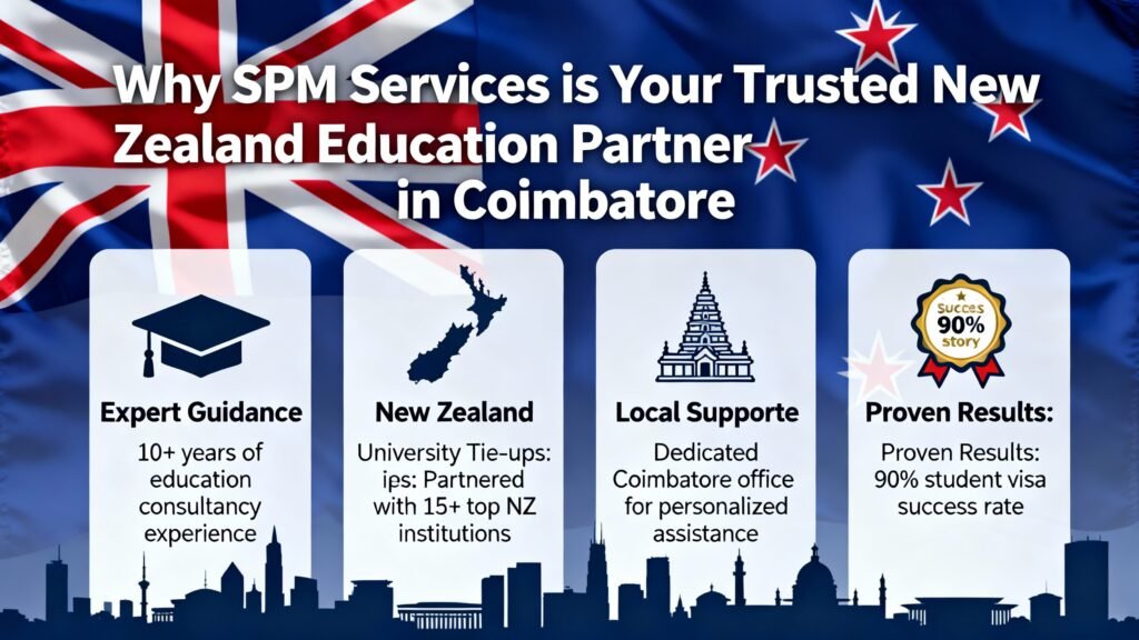 Study in New Zealand from Coimbatore