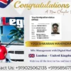 SPM best education consultancy UK student visa approval for Yogeshwaran Mahendran MSc Management with Digital Marketing in London